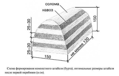 схема формирования компоста
