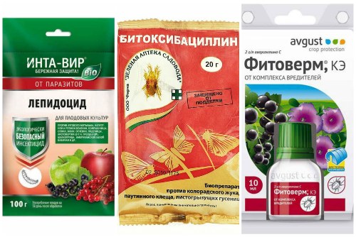Лепидоцид, битоксибациллин, фитоверм