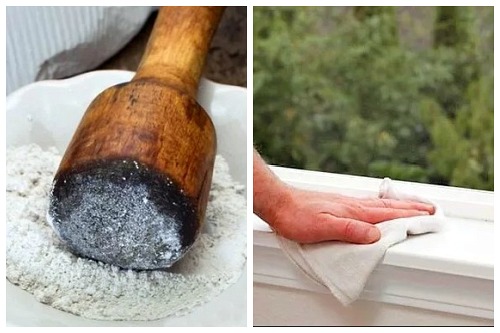 Зубной порошок и мел